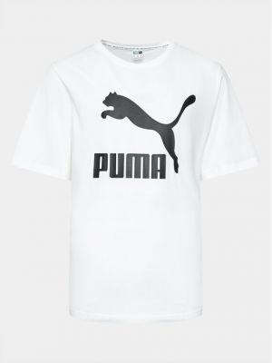 Priliehavé tričko Puma biela