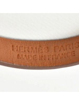 Bransoletka skórzana Hermès Vintage różowa