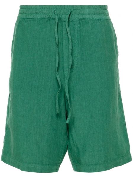 Ľanové šortky 120% Lino zelená