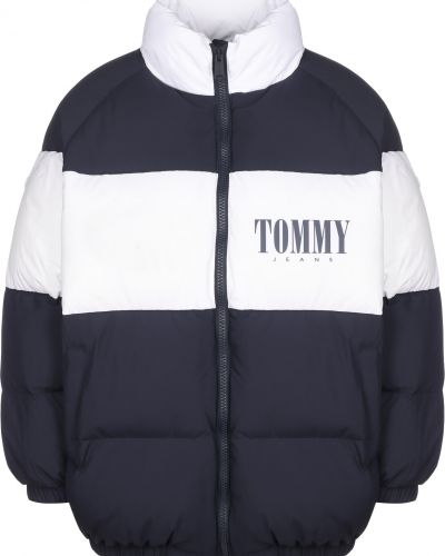 Denim jakna Tommy Jeans bela