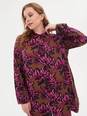 Блузка Samoon By Gerry Weber коричневая