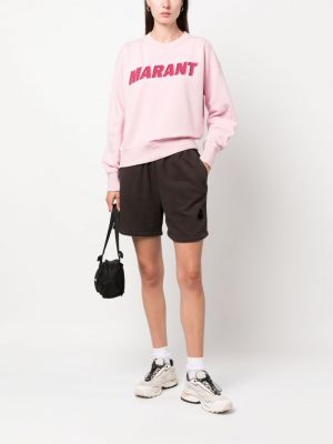 Sweatshirt mit print Marant Etoile pink