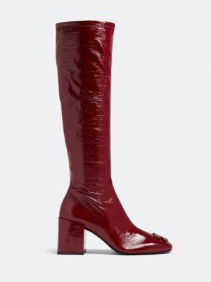 Красные ботинки Courrèges