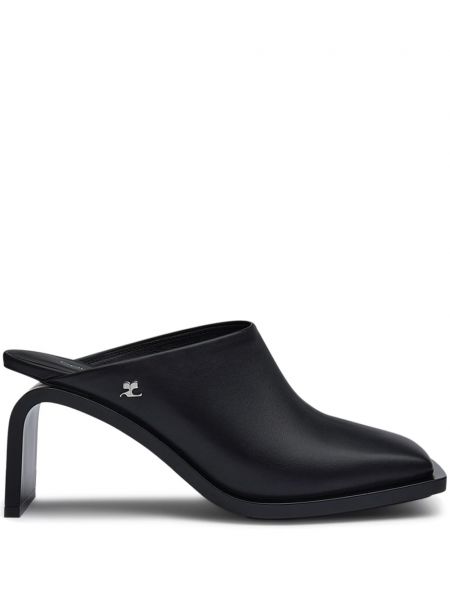 Leder pantolette Courreges