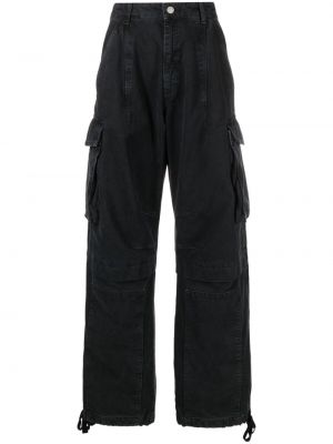 Kargo hlače Moschino Jeans črna