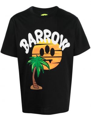 T-krekls ar apdruku Barrow melns