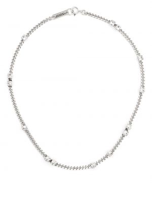 Krištáľový náhrdelník Isabel Marant strieborná