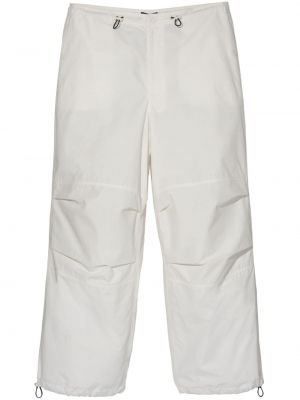 Прав панталон с ниска талия бяло Marc Jacobs