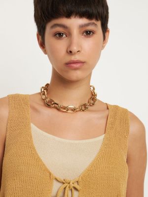 Chunky náhrdelník Isabel Marant zlatá