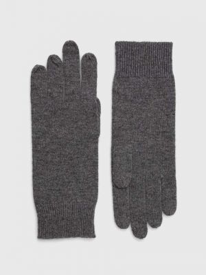 Kašmírové rukavice United Colors Of Benetton šedé