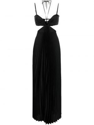 Плисирана макси рокля Nissa черно