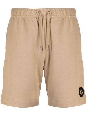 Shorts mit stickerei aus baumwoll Fred Perry braun