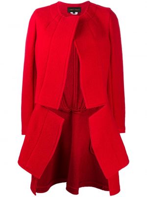 Вовняне пальто Comme Des Garçons, червоне