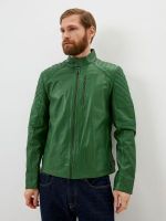 Зеленые мужские кожаные куртки