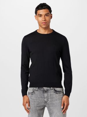 Пуловер slim Boss черно