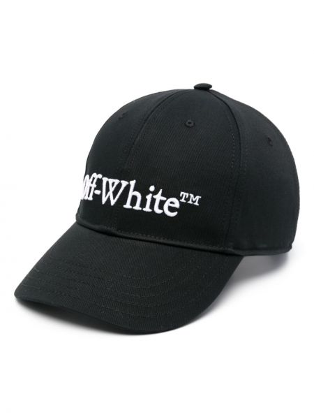 Памучна шапка с козирки Off-white