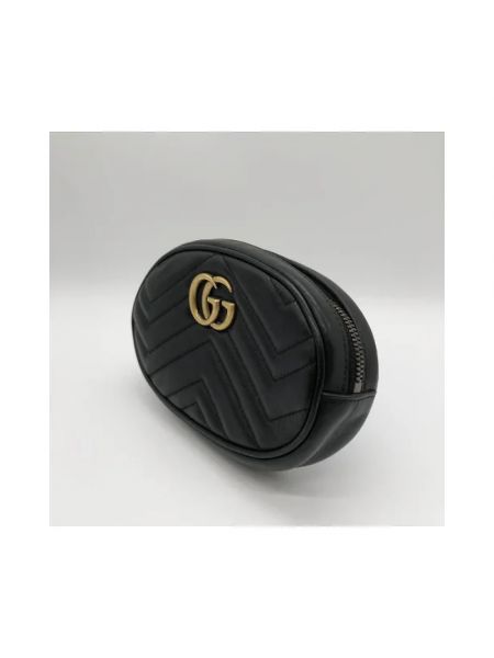 Bolso clutch de cuero Gucci Vintage negro