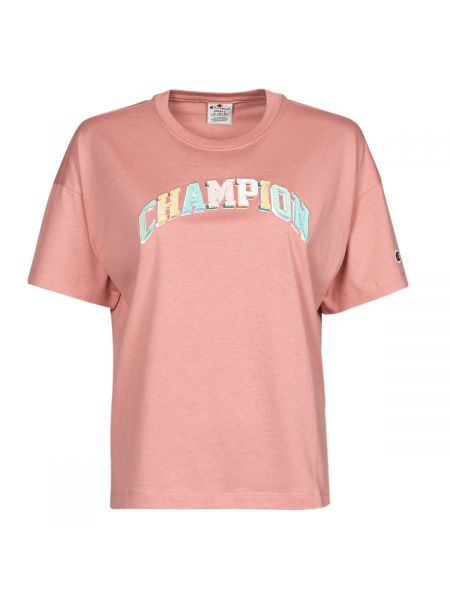 Koszulka z krótkim rękawem Champion różowa