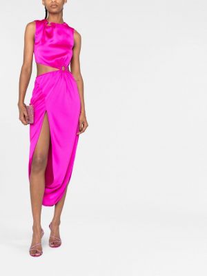 Midi šaty V:pm Atelier růžové
