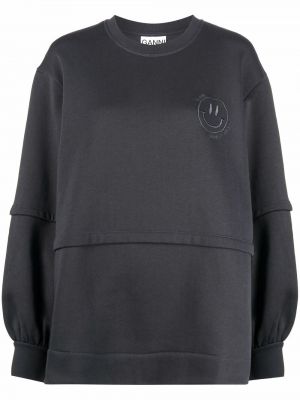 Sweatshirt Ganni grå