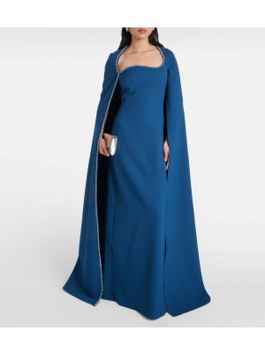 Dolga obleka Safiyaa modra