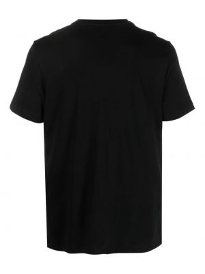 Raštuotas medvilninis marškinėliai Ballantyne juoda