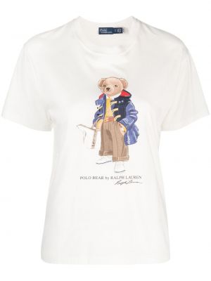 T-shirt mit print Polo Ralph Lauren weiß