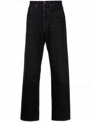 Avslappet bomull flared jeans Acne Studios svart