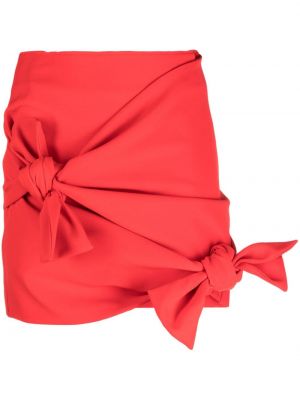 Přiléhavé mini sukně Msgm červené