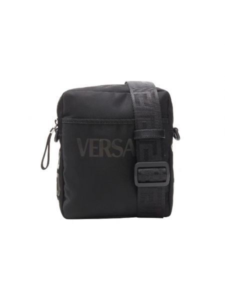 Czarna torba na ramię Versace