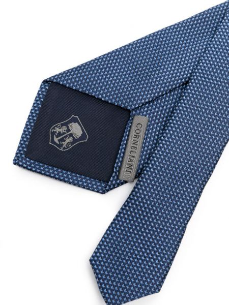 Žakárová hedvábná kravata Corneliani