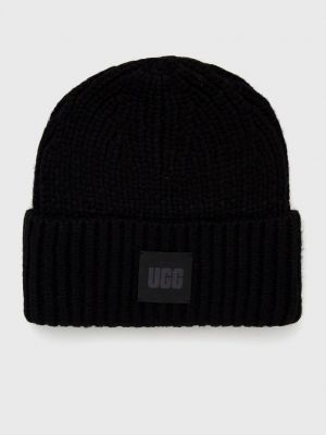 Вълнена шапка Ugg черно