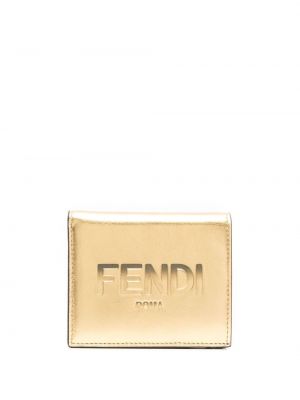 Lommebok Fendi gull