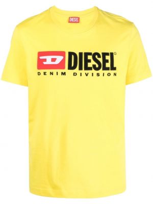 Fleece t-skjorte Diesel gul