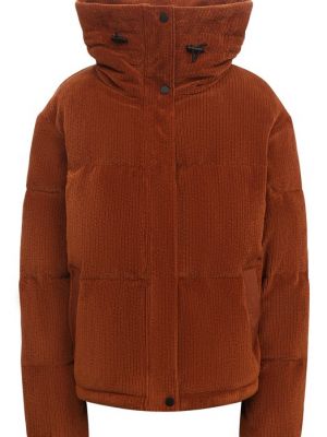 Утепленная куртка Hugo коричневая