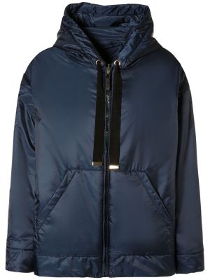 Megfordítható kapucnis dzseki Max Mara kék