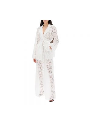 Spodnie ażurowe Dolce And Gabbana białe