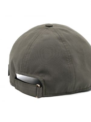 Haftowana czapka z daszkiem Borsalino zielona