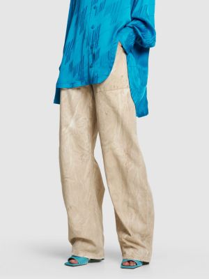 Samt pantolette The Attico himmelblau