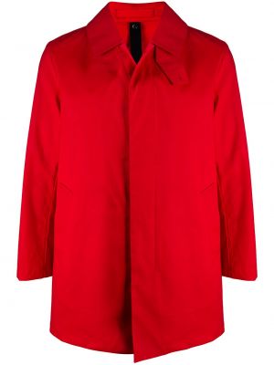 Abrigo con botones Mackintosh rojo