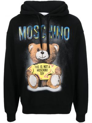 Hoodie Moschino svart