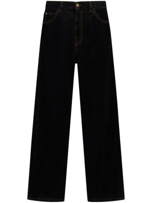 Bavlnené džínsy s rovným strihom Marni čierna