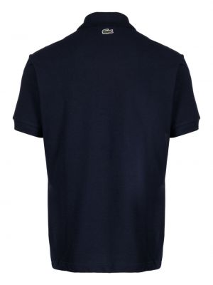 T-shirt aus baumwoll mit print Lacoste blau