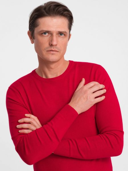Пуловер Ombre червено