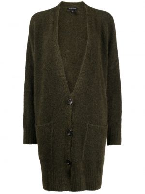 Палто с v-образно деколте Eileen Fisher зелено