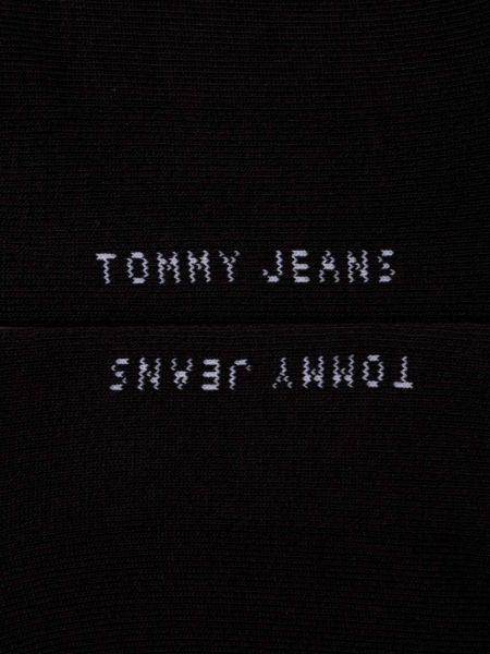 Stopki z nadrukiem Tommy Jeans czarne