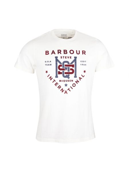T-shirt Barbour weiß