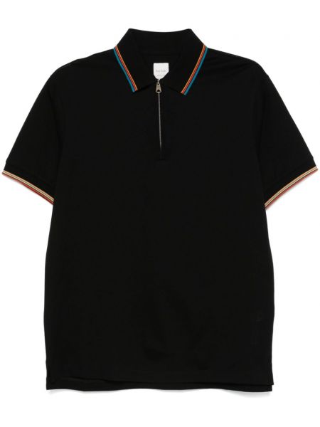 Stribet poloshirt Paul Smith sort