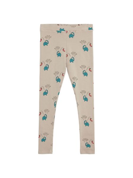 Trøje bomuld leggings for piger Weekend House Kids beige