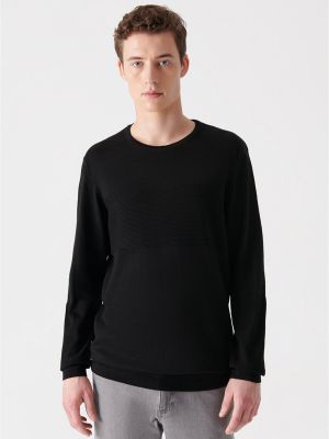 Žakarda džemperis Avva melns
